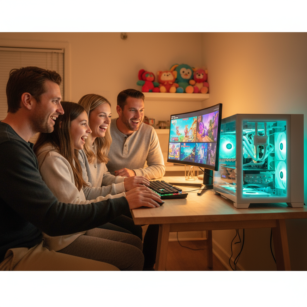 Upgrade your family game night with Canadian-built PCs—powerful, smooth, flexible financing! Play together, stream, and create unforgettable memories. Discover your perfect gaming setup at GroovyComputers.ca! 🎮🇨🇦