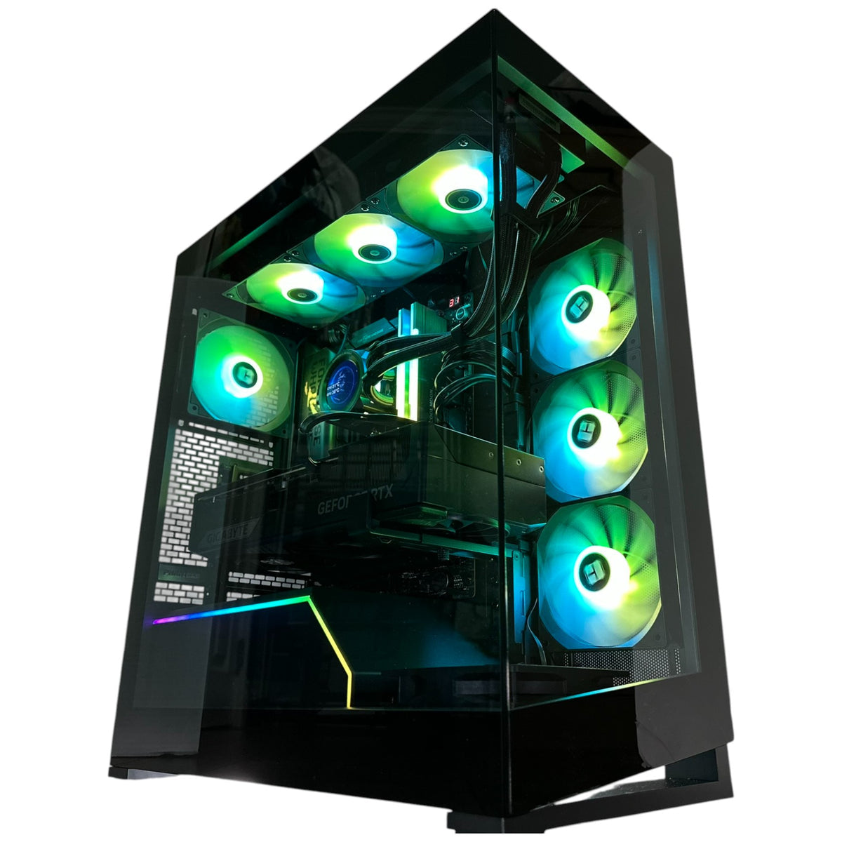 Only 1 Available🔥 Ultimate Ryzen 9 9950X3D 16-Core Workstation Gaming PC – ASUS ROG X870E-E | RTX 5090 32GB | 96GB DDR5 5600mhz RAM | 4TB Gen 4 SSD + 8TB HDD (Options)