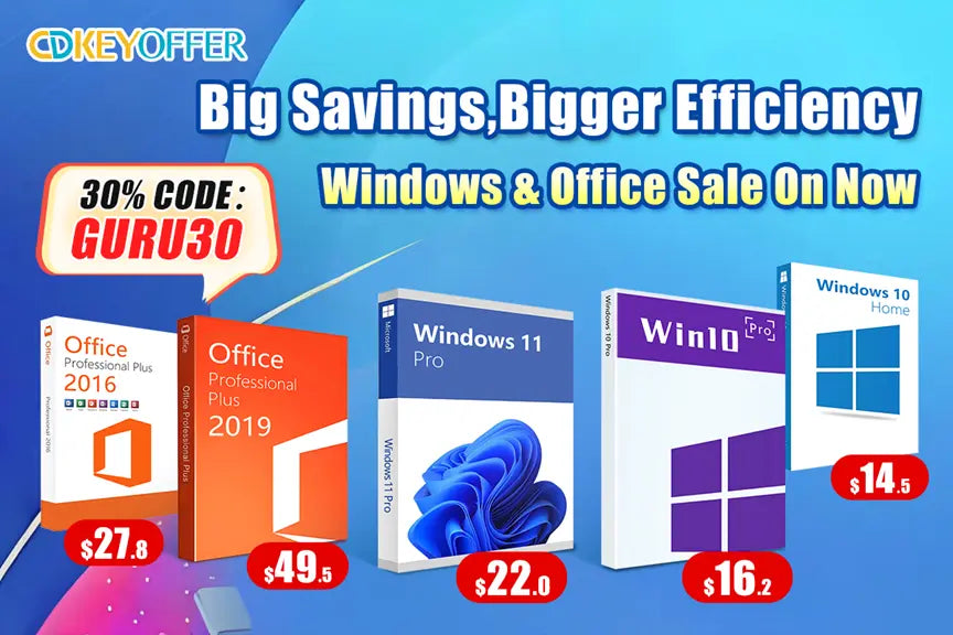 Genuine Microsoft Windows 11 for $22 & Office for $27 — Massive Discounts Up to 91% Available Now! (4-7-25)
