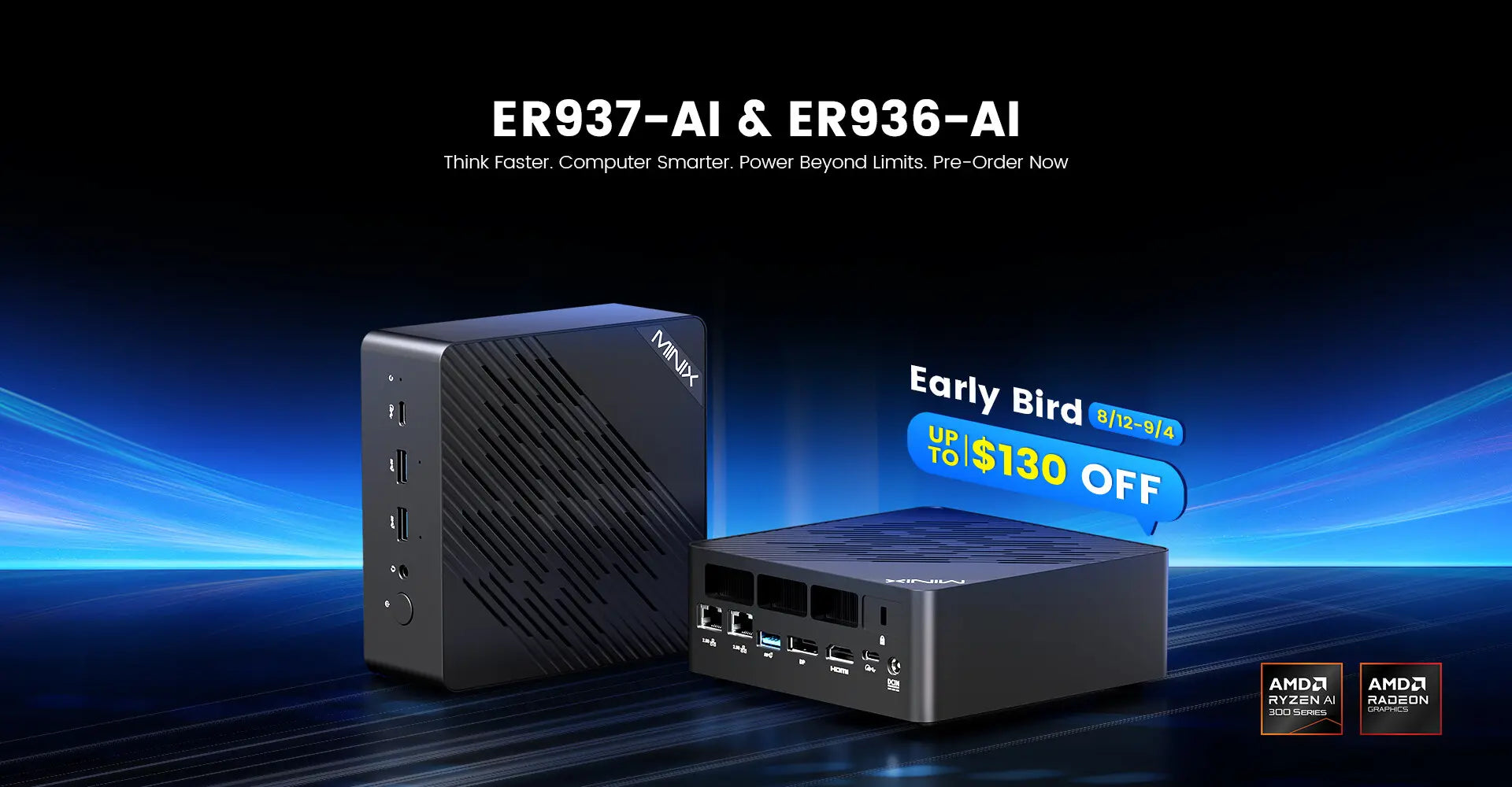 MINIX ER937-AI and ER936-AI Mini PCs with AMD Ryzen AI Processors