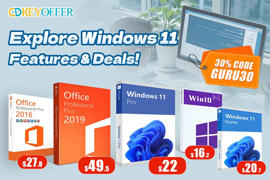 Get Genuine Microsoft Windows 11 for $22 & Office for $27 — Up to 91% Off Today! (27-6-25)