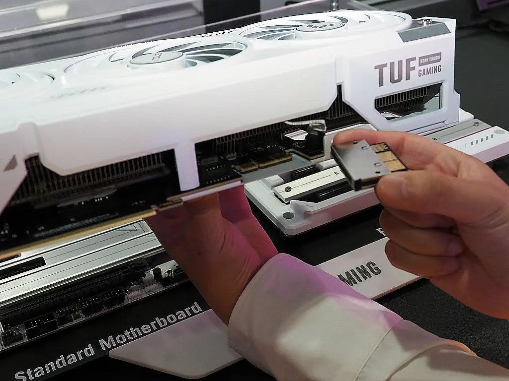 ASUS TUF Gaming RTX 5070 Ti White Edition Released with GC-HPWR Connector