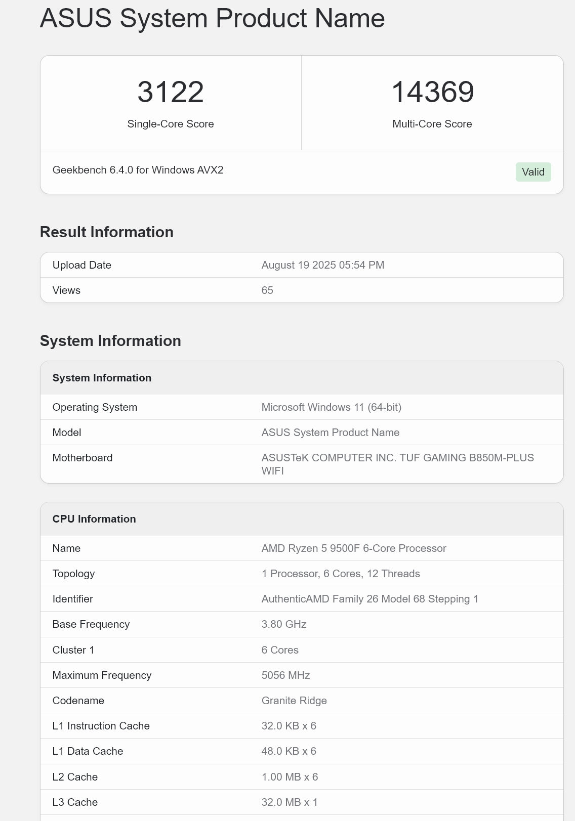AMD Prepares Ryzen 5 9500F 6-Core CPU (Without iGPU)