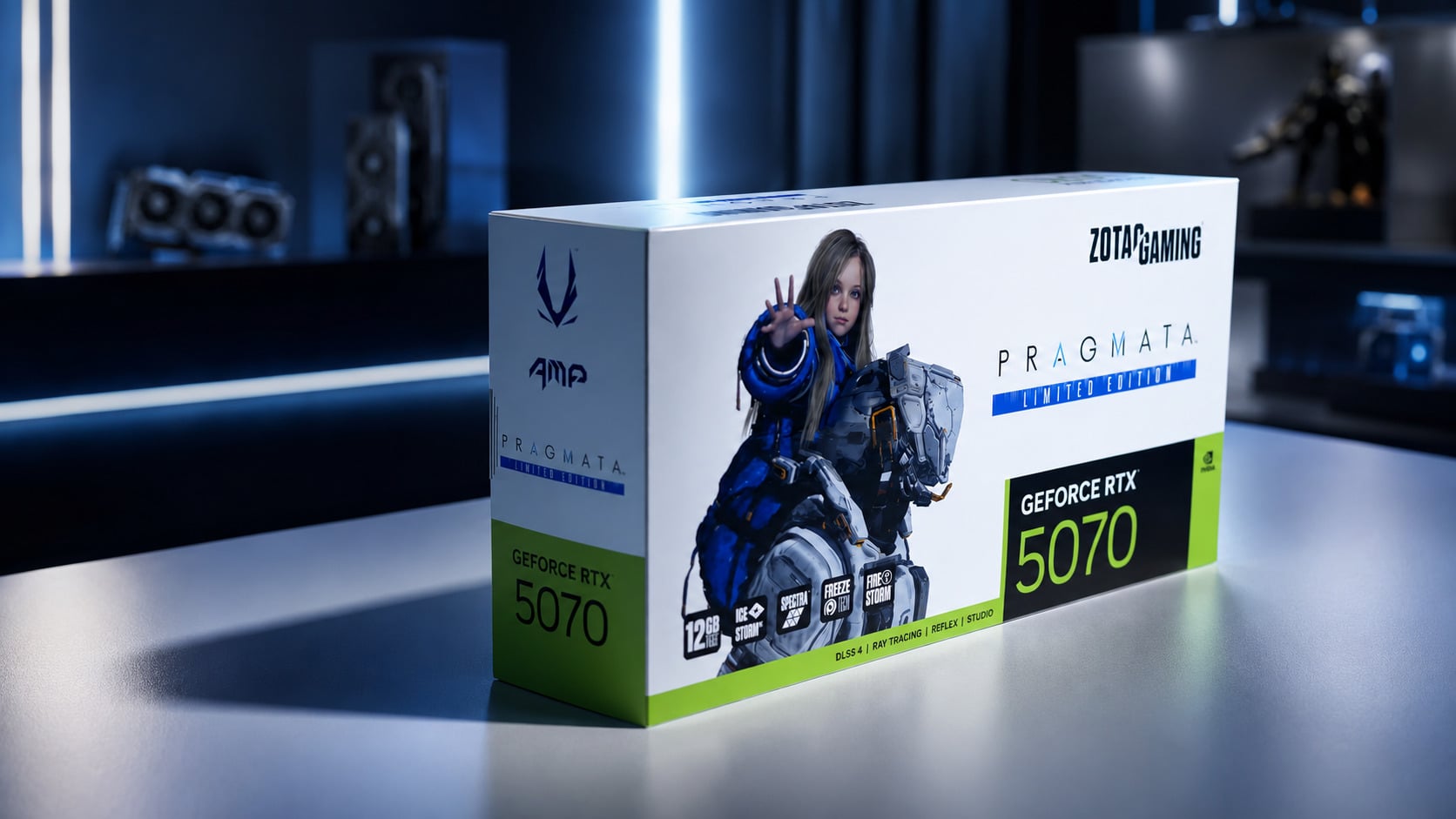 ZOTAC RTX 5070 AMP PRAGMATA Limited Edition: Special Edition instead of a new chip class