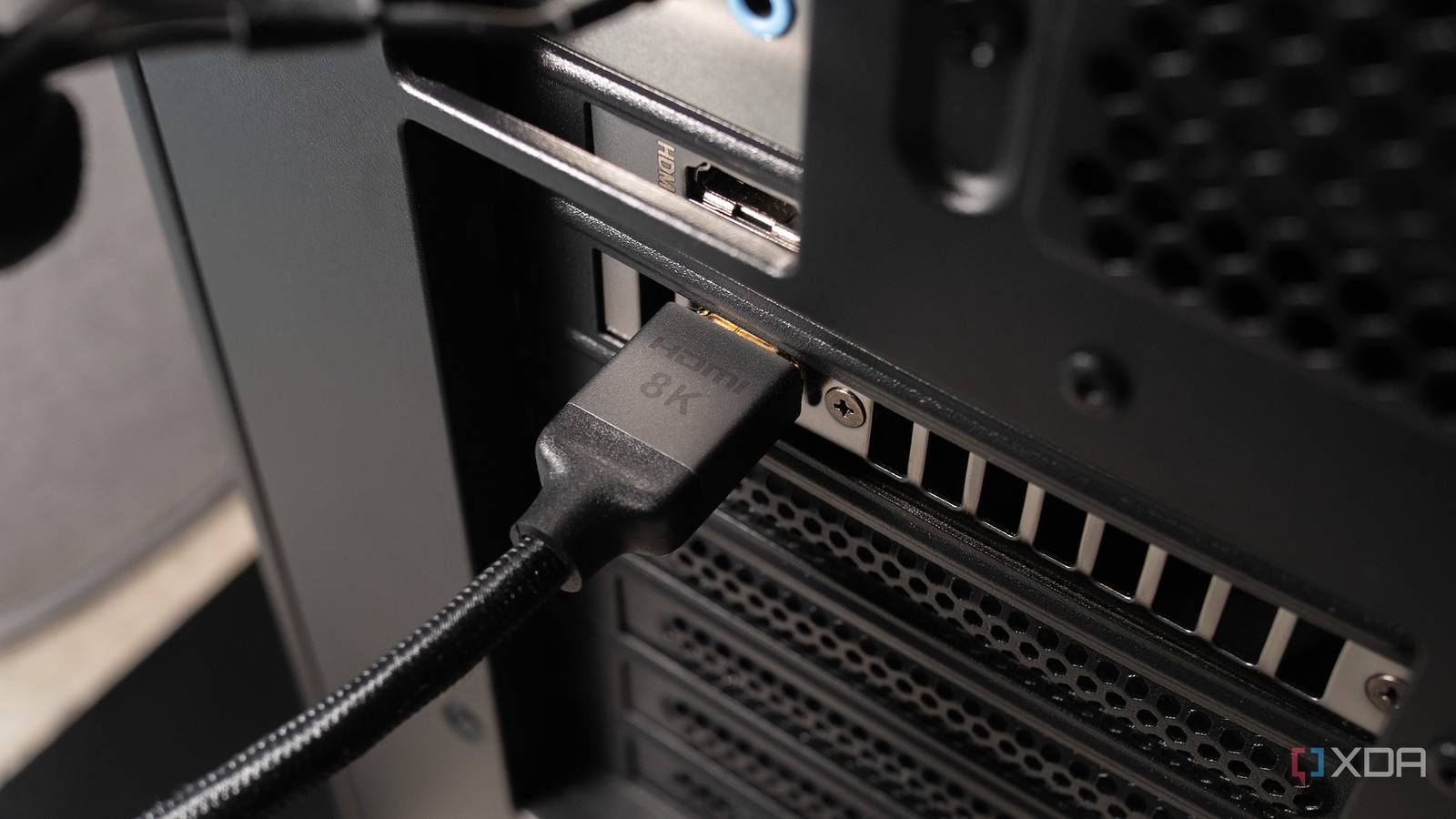 I use HDMI for my gaming PC, and it works just fine