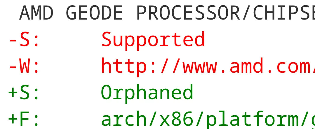 AMD Geode CPU Support Being Orphaned By Linux