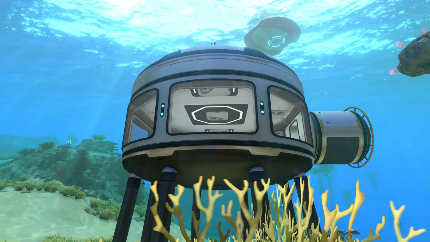 Subnautica 2 developer video reveals a 'brand new' base building system with some pretty fabulous windows