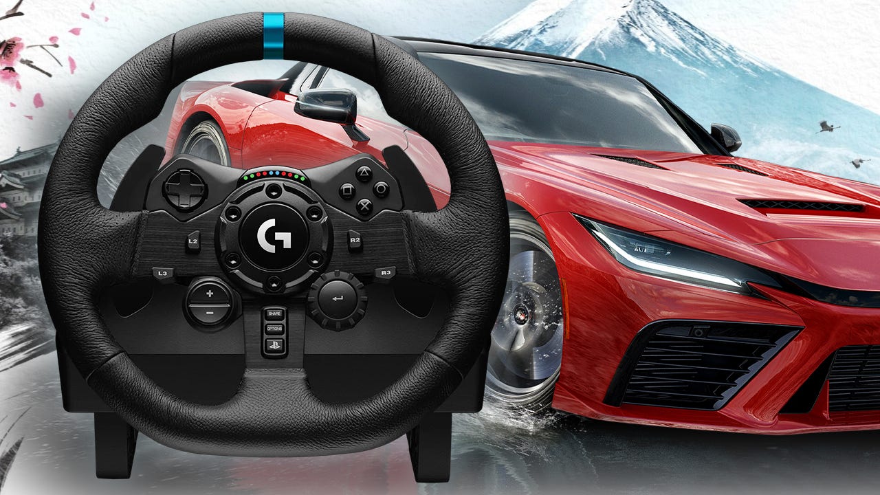 Save 50% Off the Logitech G923 Racing Wheel and Pedal Set, Just in Time for the Forza Horizon 6 Release