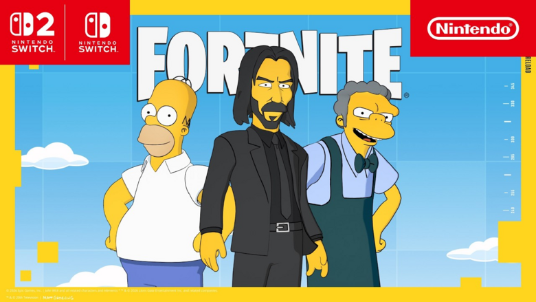 Fortnite Reload trailer shows off The Simpsons and John Wick update