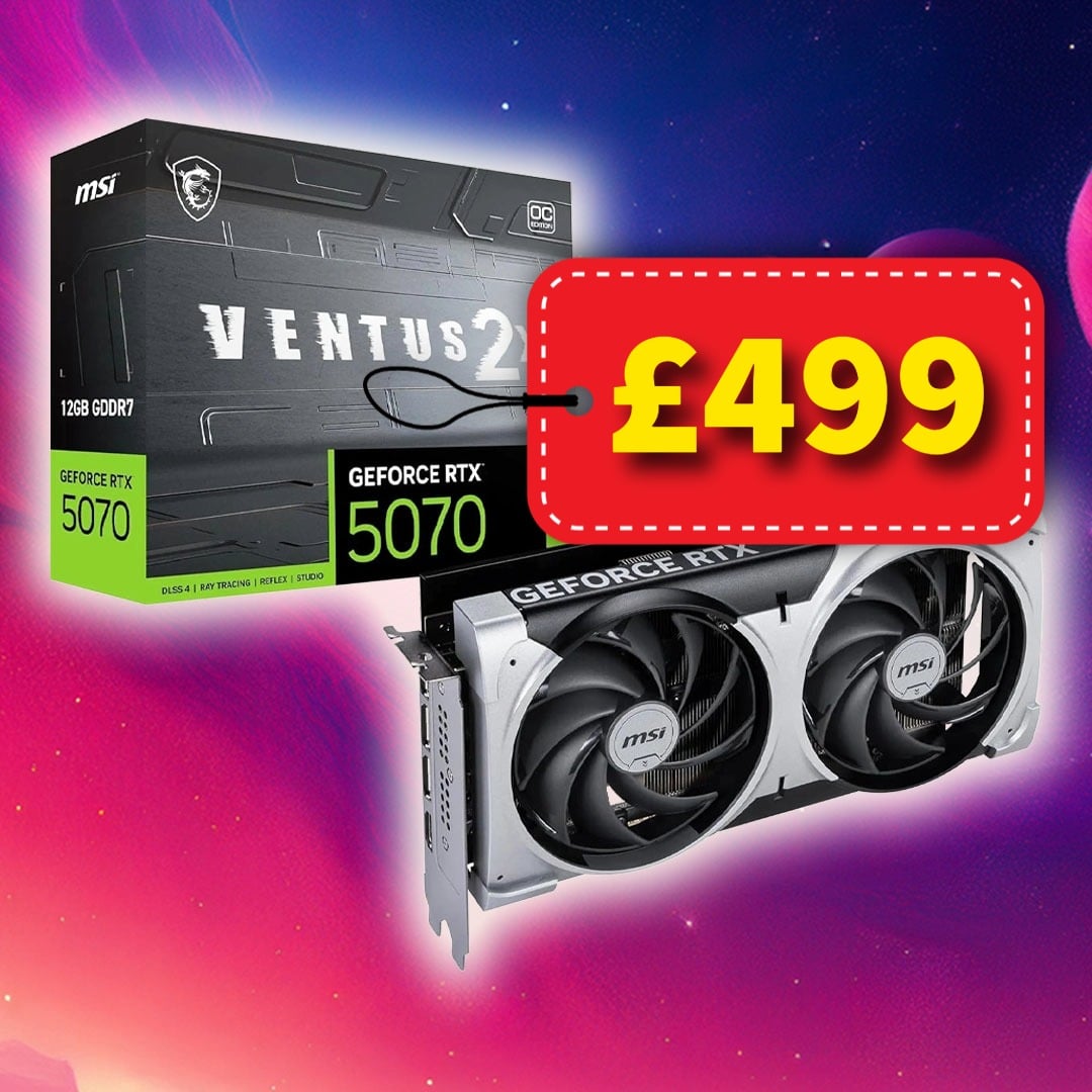 Nvidia GeForce RTX 5070 price returns to £499, thanks to this limited-time MSI GPU deal