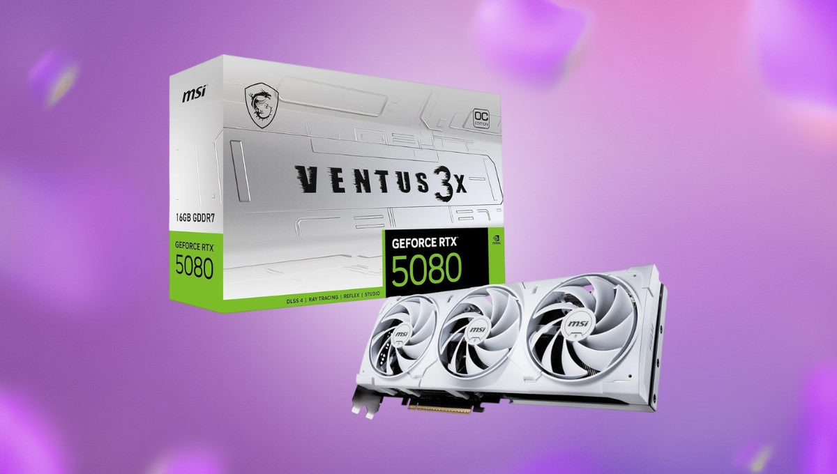 msi’s 16GB RTX 5080 GPU gets slightly cheaper on Amazon