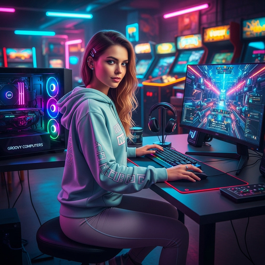 Elevate Your Gaming Style with Canadian-Built Groovy Computers — Sleek, Powerful, and Perfect for Creators and Streamers!