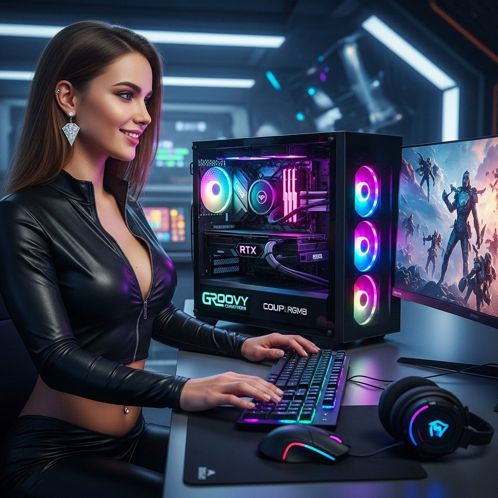 Level Up Your Gaming with Canadian-Built Groovy Computers RGB Beast — Elite Performance, Sleek Design & Flexible Financing! Dominate with Style! 🚀🎮✨