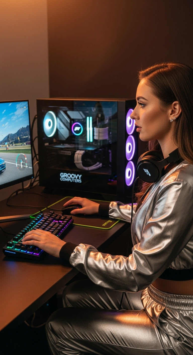 Upgrade your gaming setup with stylish, reliable Canadian-built PCs from Groovy Computers. Experience elite performance, vibrant design, and flexible financing—take your gaming to the next level today!