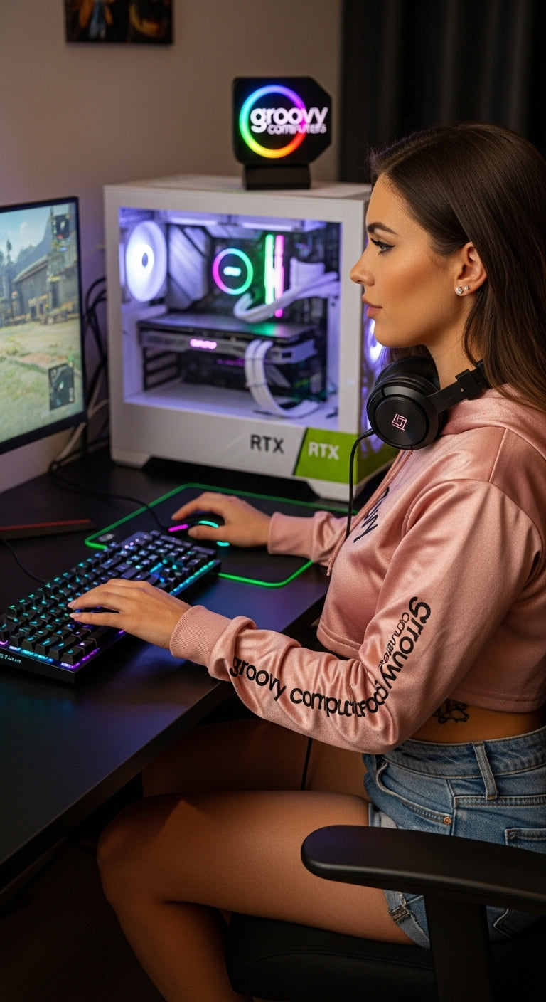 Elevate Your Gaming with Canadian-Built Performance — Custom RGB PC, Ultrawide Monitor, and Cozy Ambiance. Flexible Financing Options Available. Level Up Today!