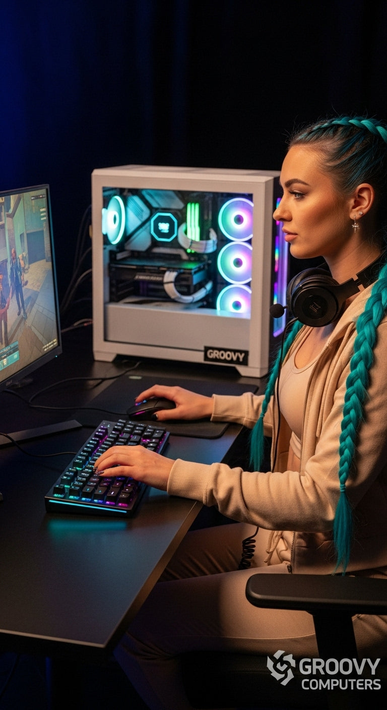 Elevate Your Gaming with Custom RGB PCs from Groovy Computers – Canadian-built, Stylish, and Performance-Driven. Shop Now and Level Up Your Setup Today!