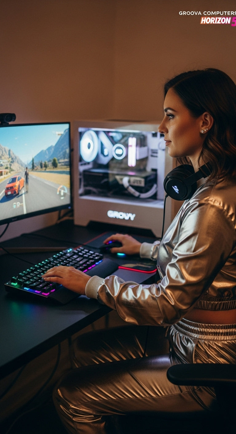 Elevate Your Gaming: Stunning Setup with Groovy Computers RGB PC, Ultrawide Monitor & Chic Style – Built in Canada with Flexible Financing Options! Dominate Your Game in Style Today!
