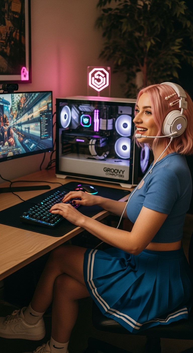 Level Up Your Gaming & Streaming Setup with Custom RGB Gaming PCs — Unmatched Power, Sleek Style, and Flexible Financing Options! Visit GroovyComputers.ca to Build Your Dream Rig Today!