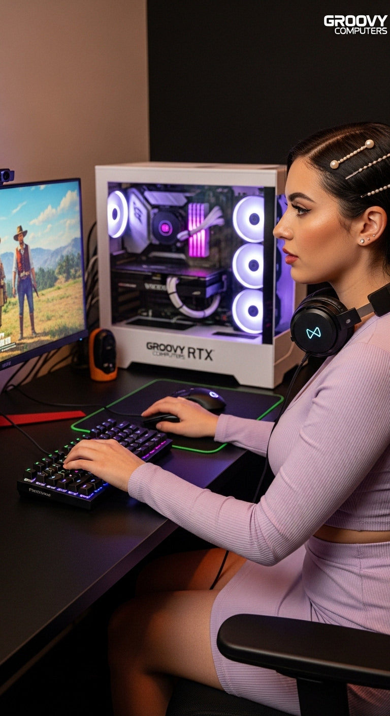 Elevate Your Gaming Setup with a Custom RGB PC — Stunning Design, Top Performance, and Flexible Financing Options for Canadian Gamers! Visit GroovyComputers.ca Today!