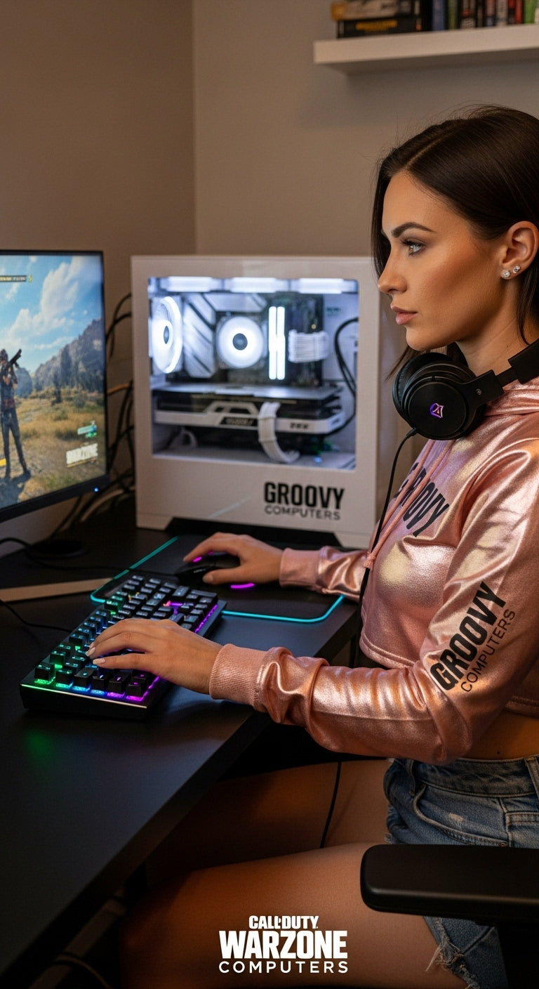 Elevate Your Gaming with Style & Power! Discover trendy setups, top performance, and flexible financing options at GroovyComputers.ca — perfect for gamers who want it all. Level up today!