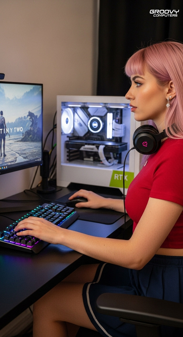 Elevate Your Gaming: Custom Canadian PCs for Destiny 2 & Streaming | Flexible Financing & Stylish RGB | Shop GroovyComputers.ca Today!