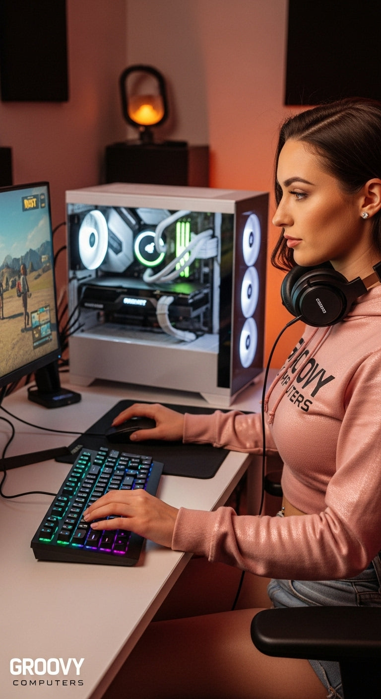 Elevate Your Gaming Setup with Stylish, High-Performance Canadian-Built PCs from GroovyComputers.ca — Perfect for Streamers and Gamers Seeking Power, Style, and Seamless Streaming!