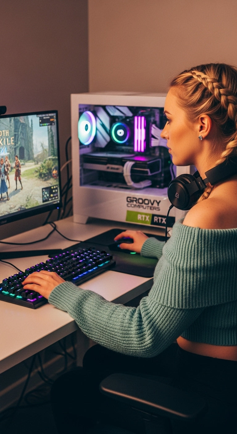 Elevate Your Gaming with Custom RGB PCs & Ultrawide Monitors | Canadian-Made, Stylish Setup Perfect for Path of Exile 2 & Streamers | Flexible Financing Options Available