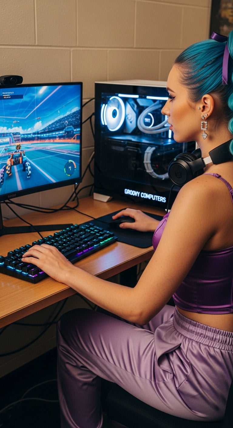 Upgrade Your Gaming Experience with Canadian-Made Custom RGB PCs at Groovy Computers—Built for Rocket League, Streamers, and Creators! Flexible Financing Options Available. Visit GroovyComputers.ca Today!
