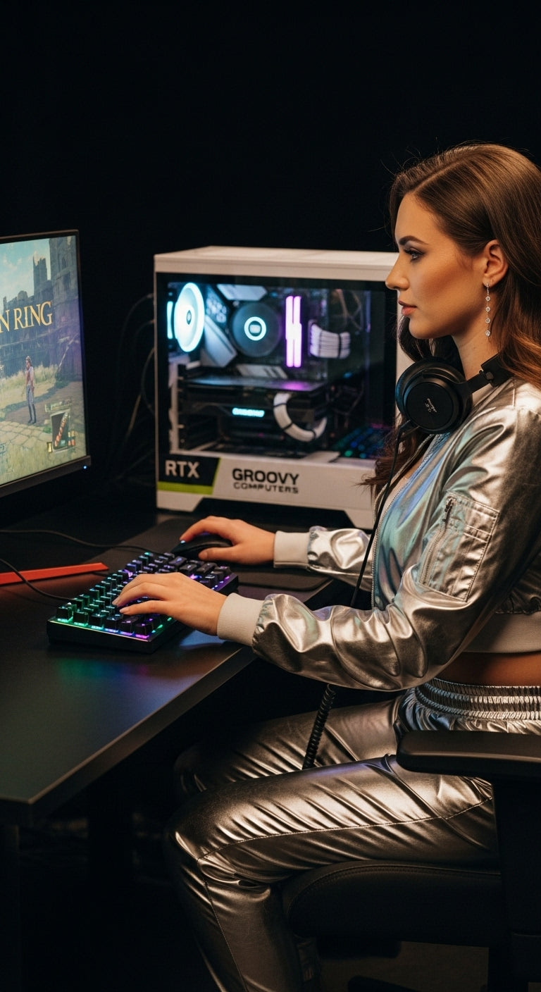 Ultimate Gaming Setup with RGB PC, Ultrawide Monitor & Stylish Gamer Fashion — Built in Canada, Financing Available | Upgrade Your Gaming Experience Today!