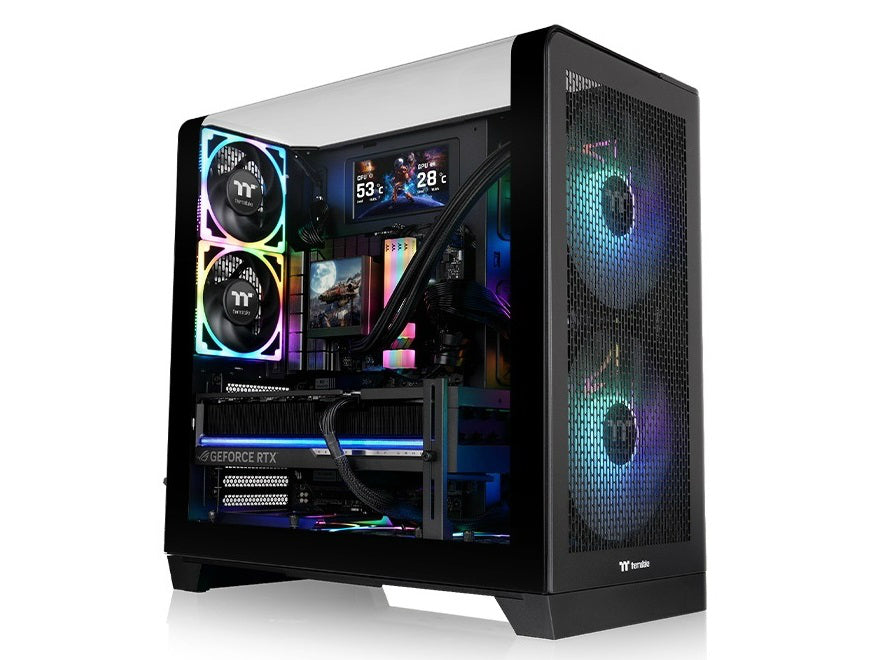 Thermaltake View 390 Air Mid-Tower Chassis - Optional 6.0 in LCD Screen Kit