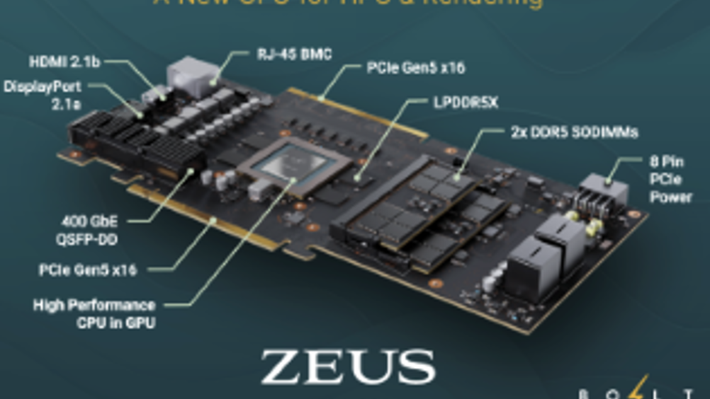 Bolt Graphics completes Zeus GPU tape‑out