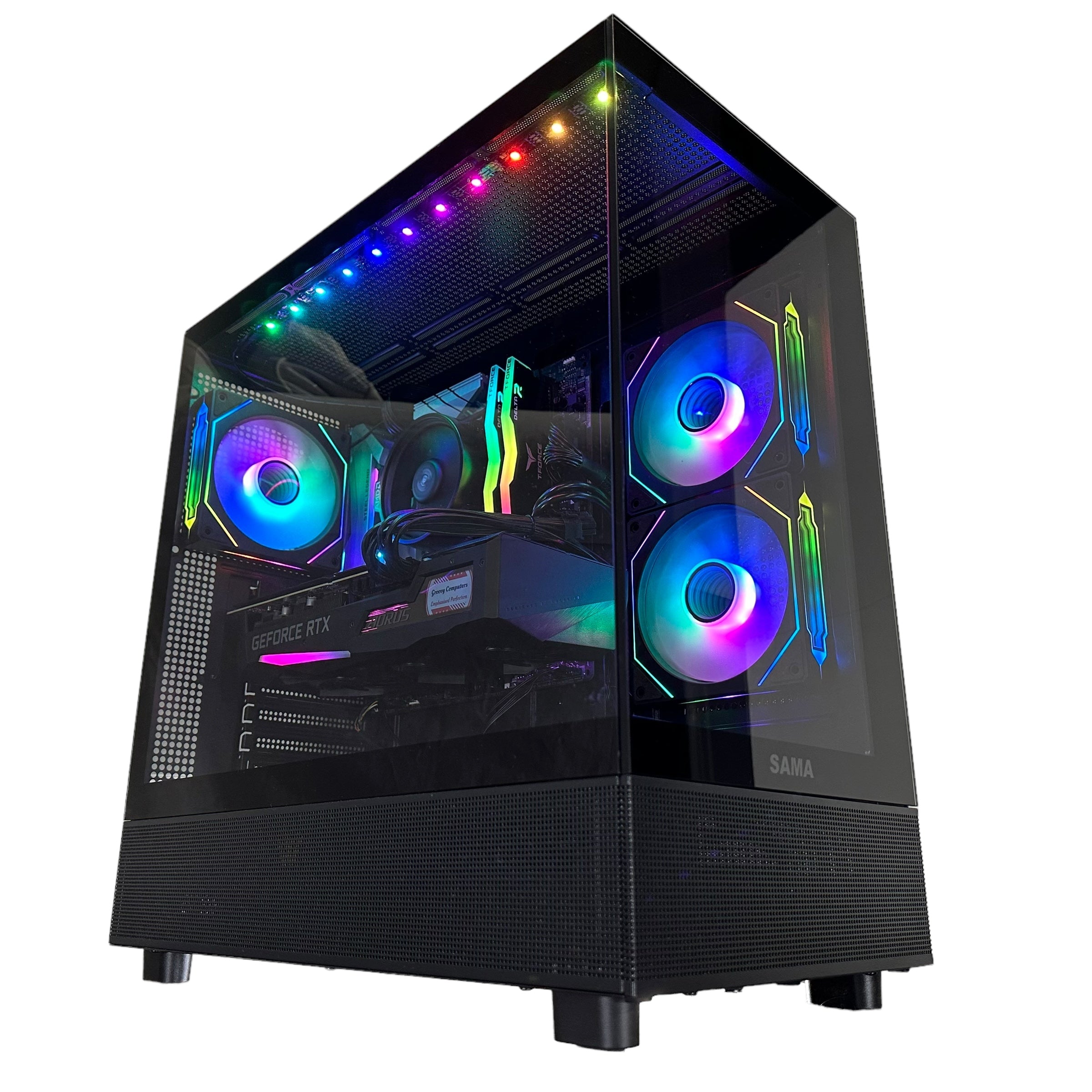 Ryzen 7 2700 Gaming PC | 8-Core | RTX 20/30/40 Series Options | 16GB RAM | 1TB SSD | STEEL LEGEND™ | Brand New - Groovy Computers