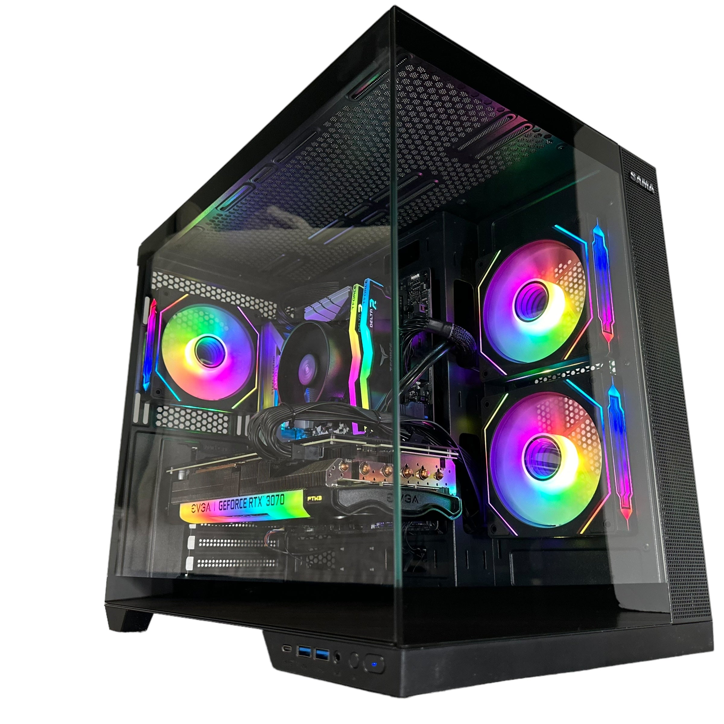 Ryzen 5 5500 Gaming PC | 6-Core | RTX 30/40/50 Series Options | 16GB RAM | 1TB NVMe SSD | STEEL LEGEND™ | Brand New - Groovy Computers