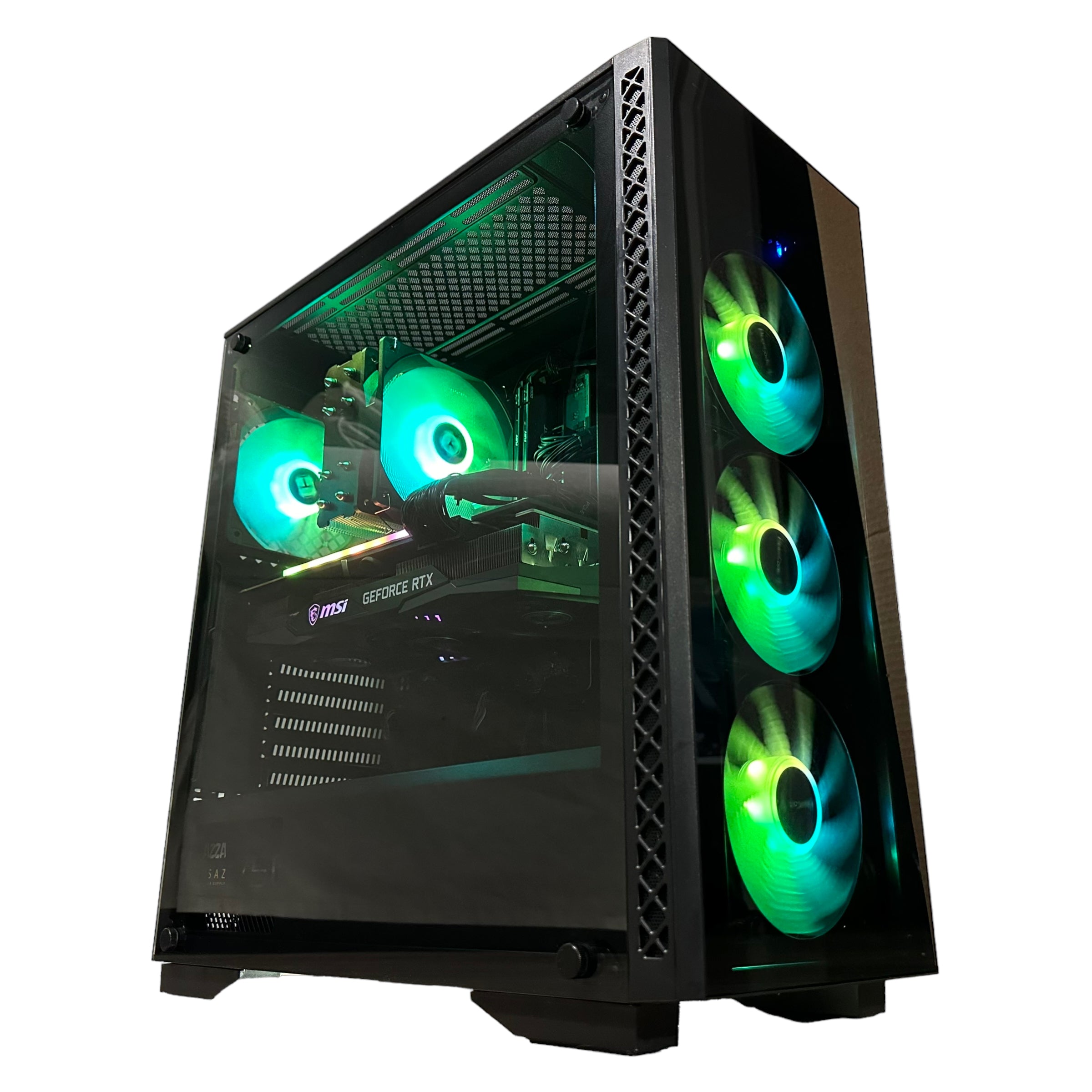 4K Gaming King Value Gaming PC, 6-Core Ryzen 5 7600x (Better than i9-12900K), RTX 5070 Ti 16GB, 32GB 6000mhz DDR5 Ram, 1TB NVME SSD, WIFI + BT