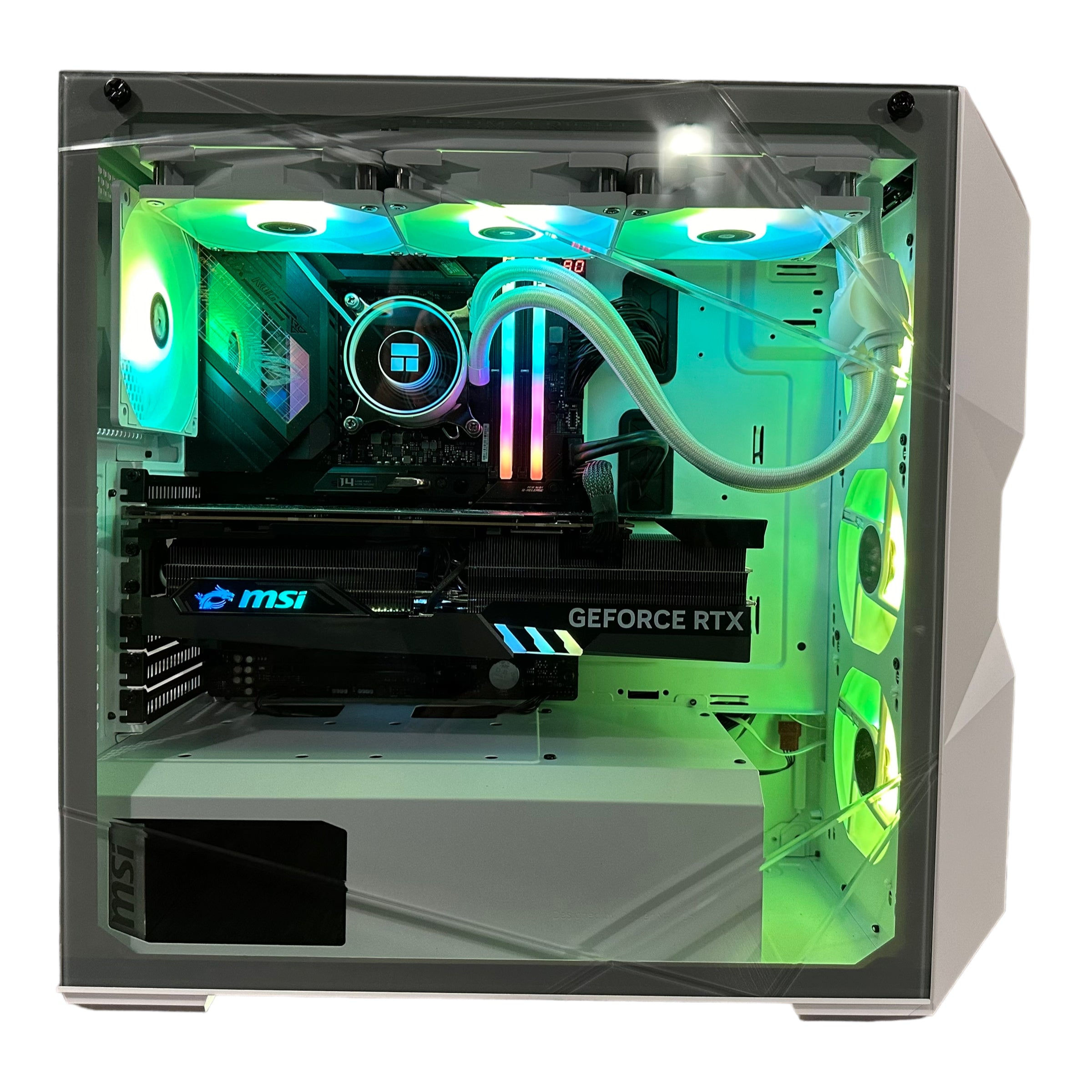Top Tier Brand New High End 24-Core Gaming PC ASUS ROG, i9-13900KF, RTX 4090 24GB Options, 32GB 6400mhz DDR5 RAM, 2TB NVME SSD, WIFI + BT
