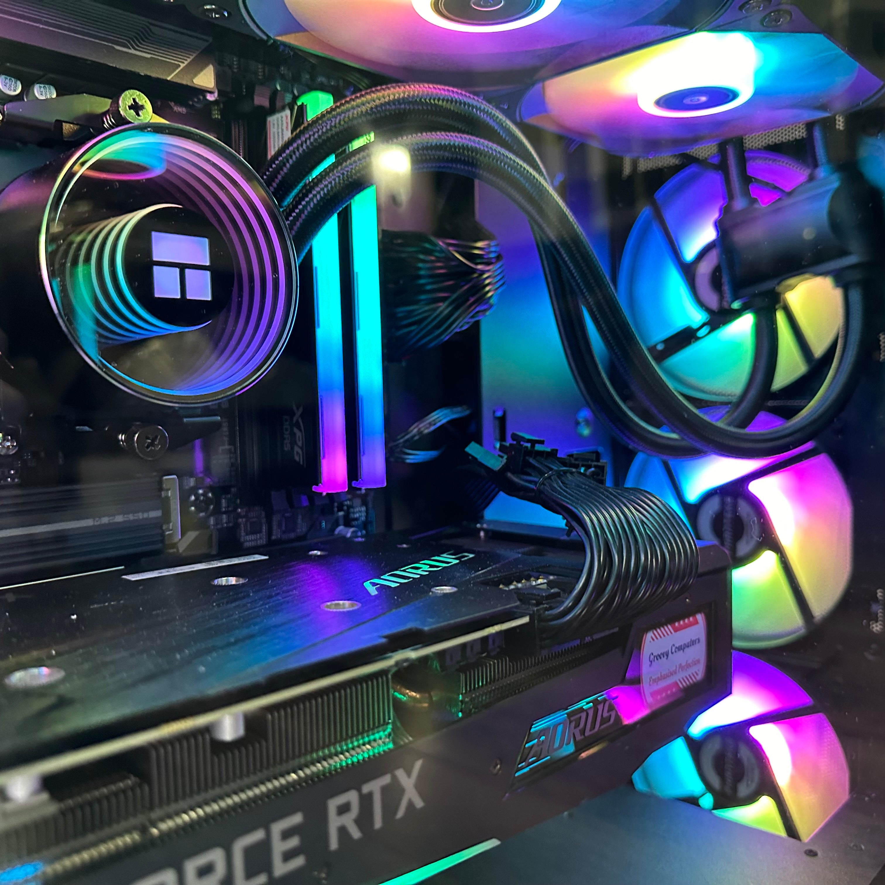 Brand New 12-Core High End Gaming PC, Aorus Ryzen 9 7900x, RTX 4070 / 4090 Options, 32GB 6400mhz DDR5 Ram, 2TB GEN 4 NVME SSD, WIFI + BT