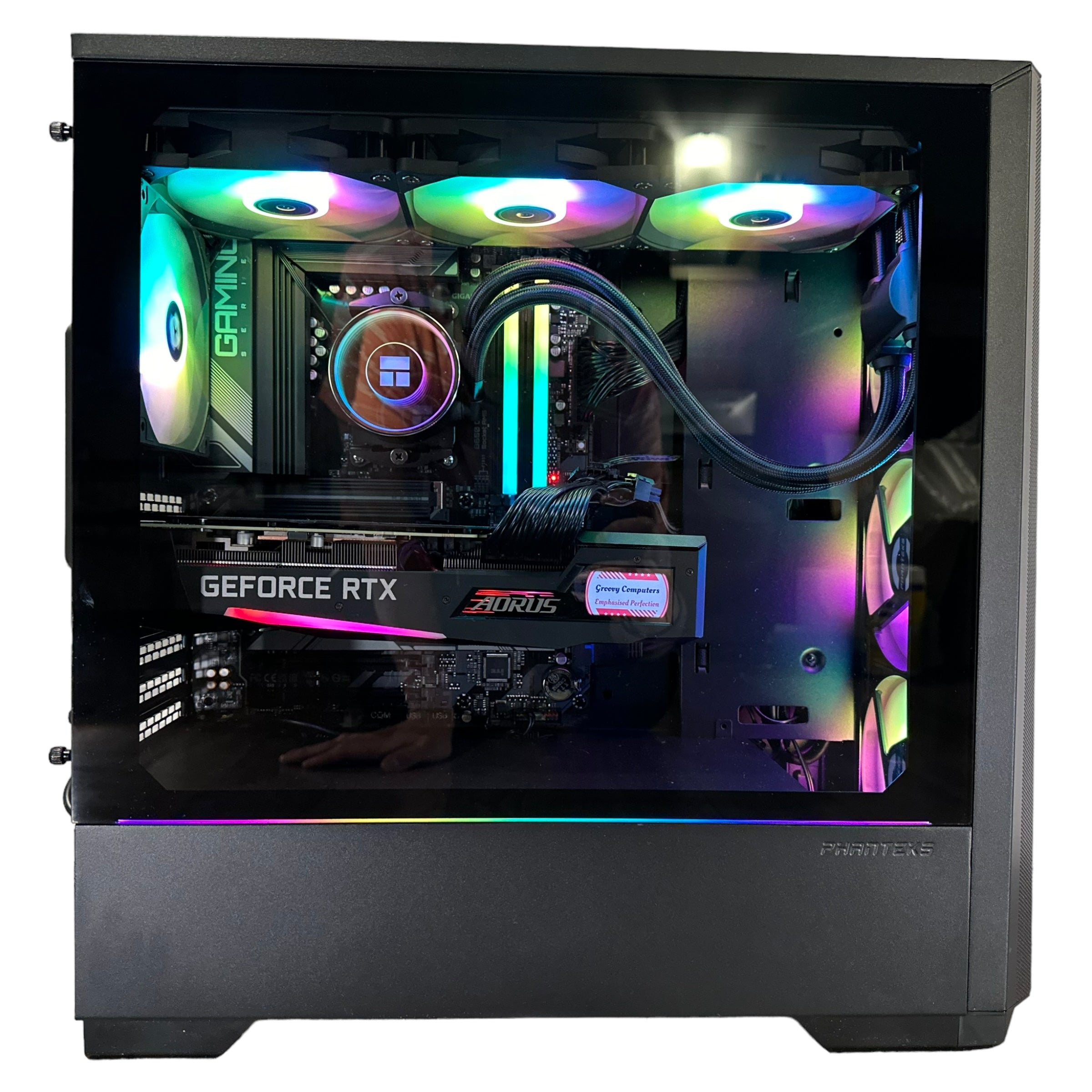 Brand New 12-Core High End Gaming PC, Aorus Ryzen 9 7900x, RTX 4070 / 4090 Options, 32GB 6400mhz DDR5 Ram, 2TB GEN 4 NVME SSD, WIFI + BT