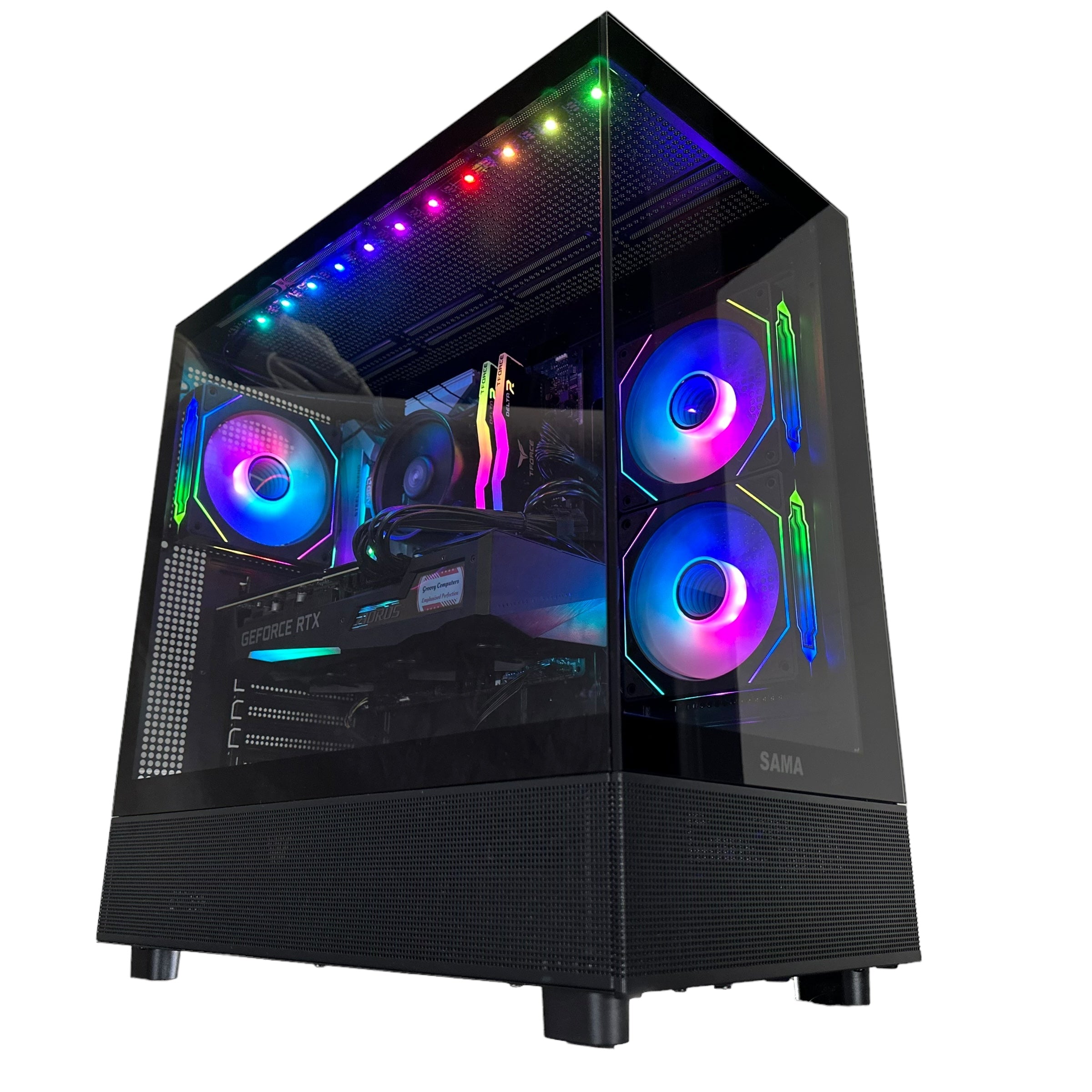 Ryzen 7 2700 Gaming PC | 8-Core | RTX 20/30/40 Series Options | 16GB RAM | 1TB SSD | STEEL LEGEND™ | Brand New - Groovy Computers
