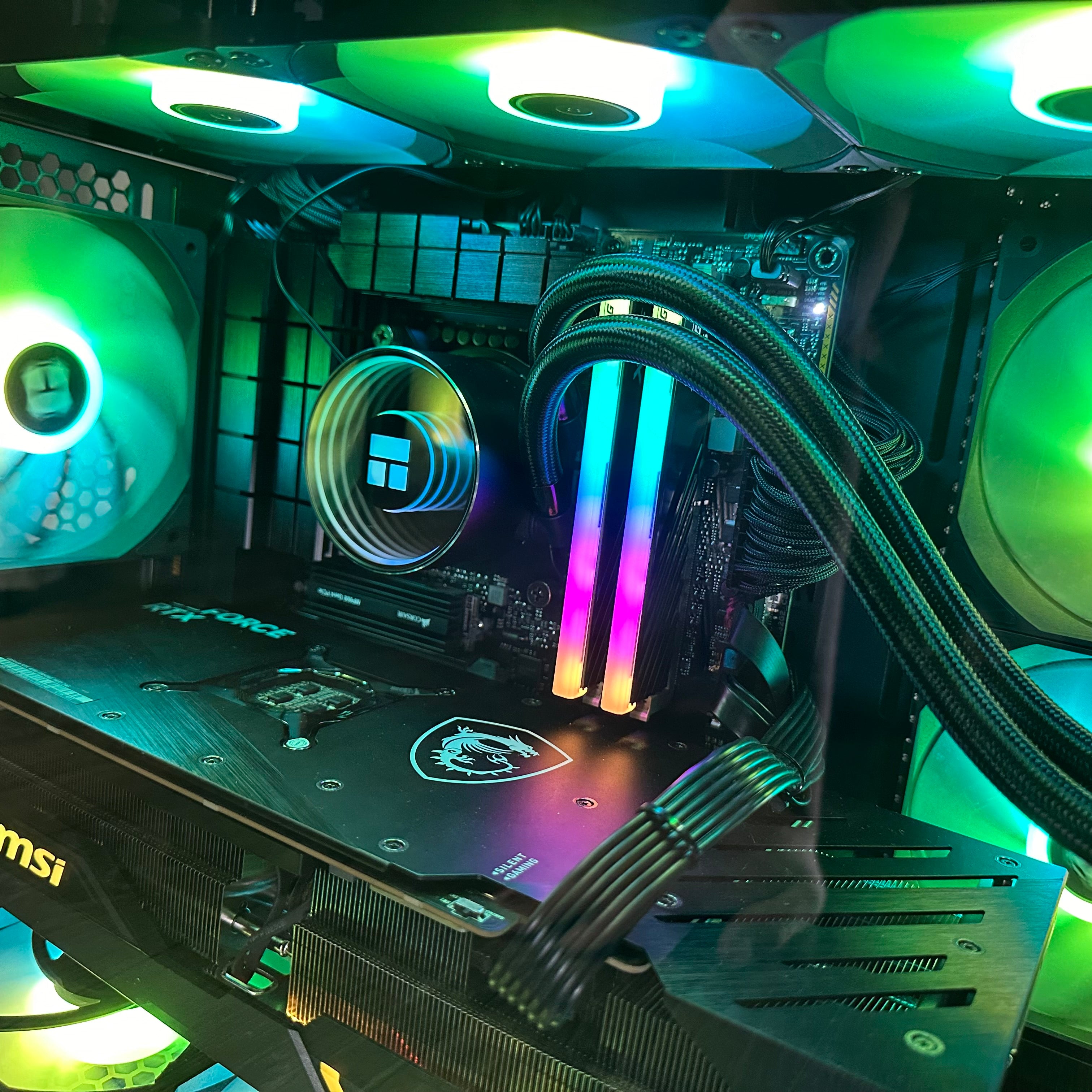 Top Tier Brand New 16-Core Gaming PC, ASUS TUF, Ryzen 9 7950x3D, RTX 4090/4070 Options, 32GB 6400mhz DDR5 Ram, 2TB NVME SSD, WIFI + BT