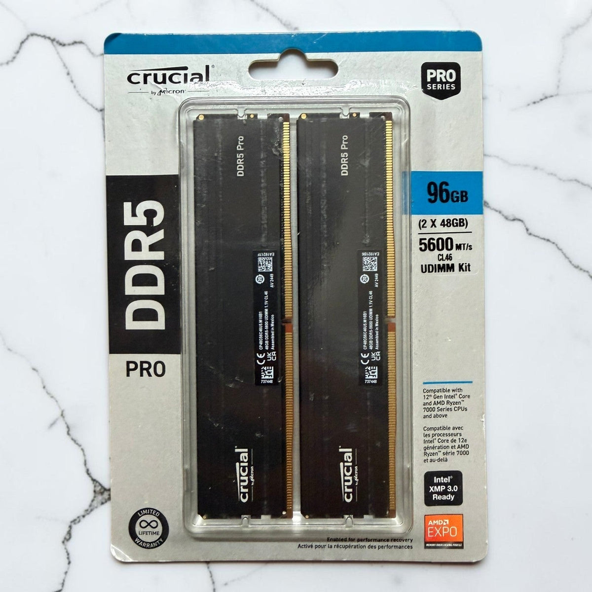 RAM kit included in Large Photo Libraries Core Parts Bundle | Ryzen 9 7900X + RTX 5070 Ti OC | 96GB RAM | 4TB SSD
