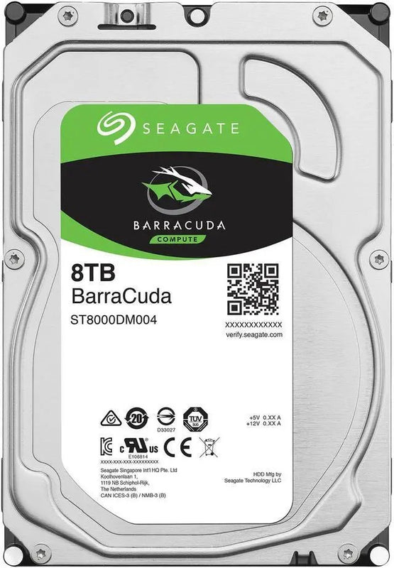 2-Pack Seagate BarraCuda 8TB ST8000DM004 3.5-inch SATA Hard Drives - original component photo 2