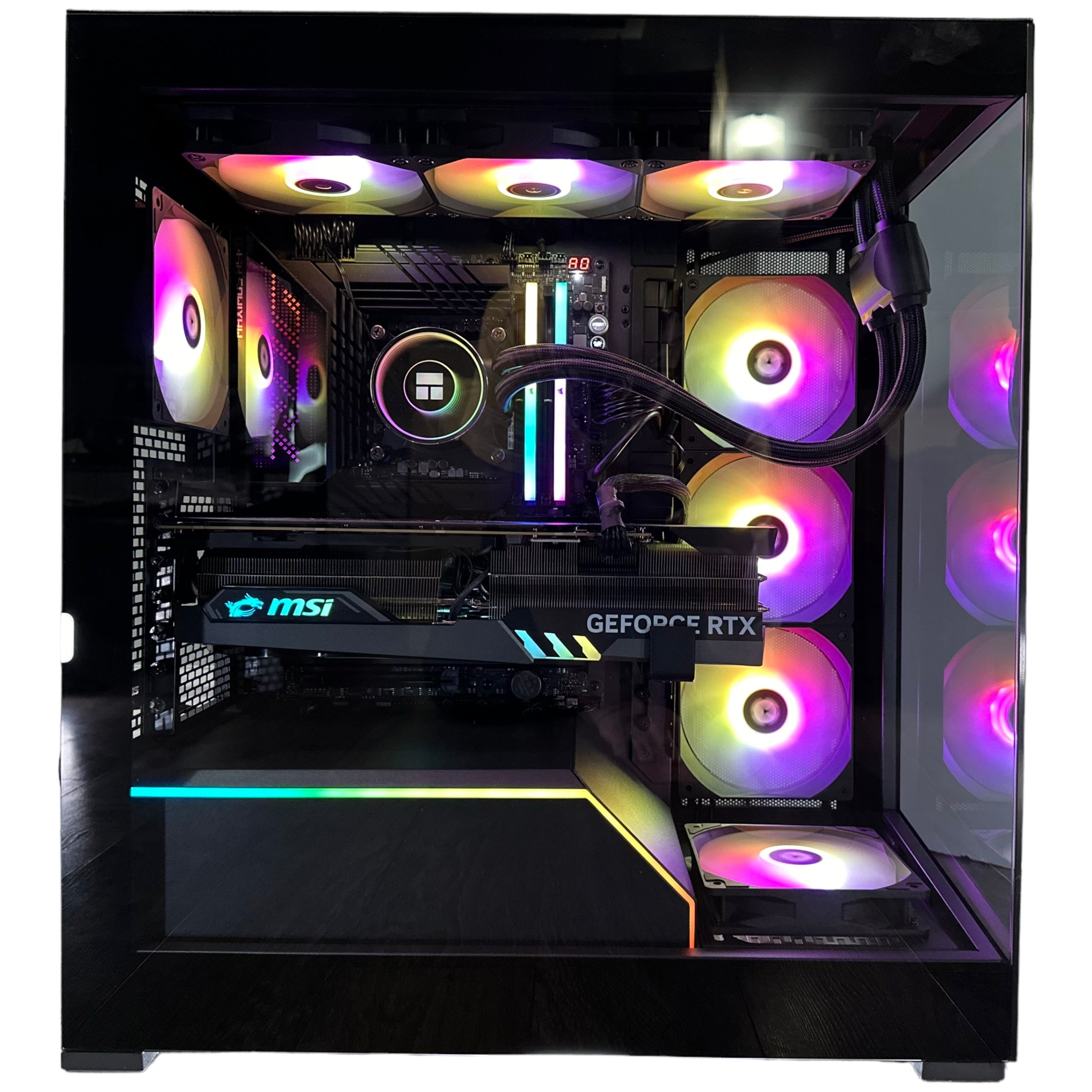 4K Top Tier Workstation i9-14900KF Gaming PC | 24-Core | RTX 5090 32GB | 64GB DDR5 6000MHz | 2TB GEN 4 NVMe SSD | ASUS ROG MAXIMUS™ | WIFI + BT | Brand New