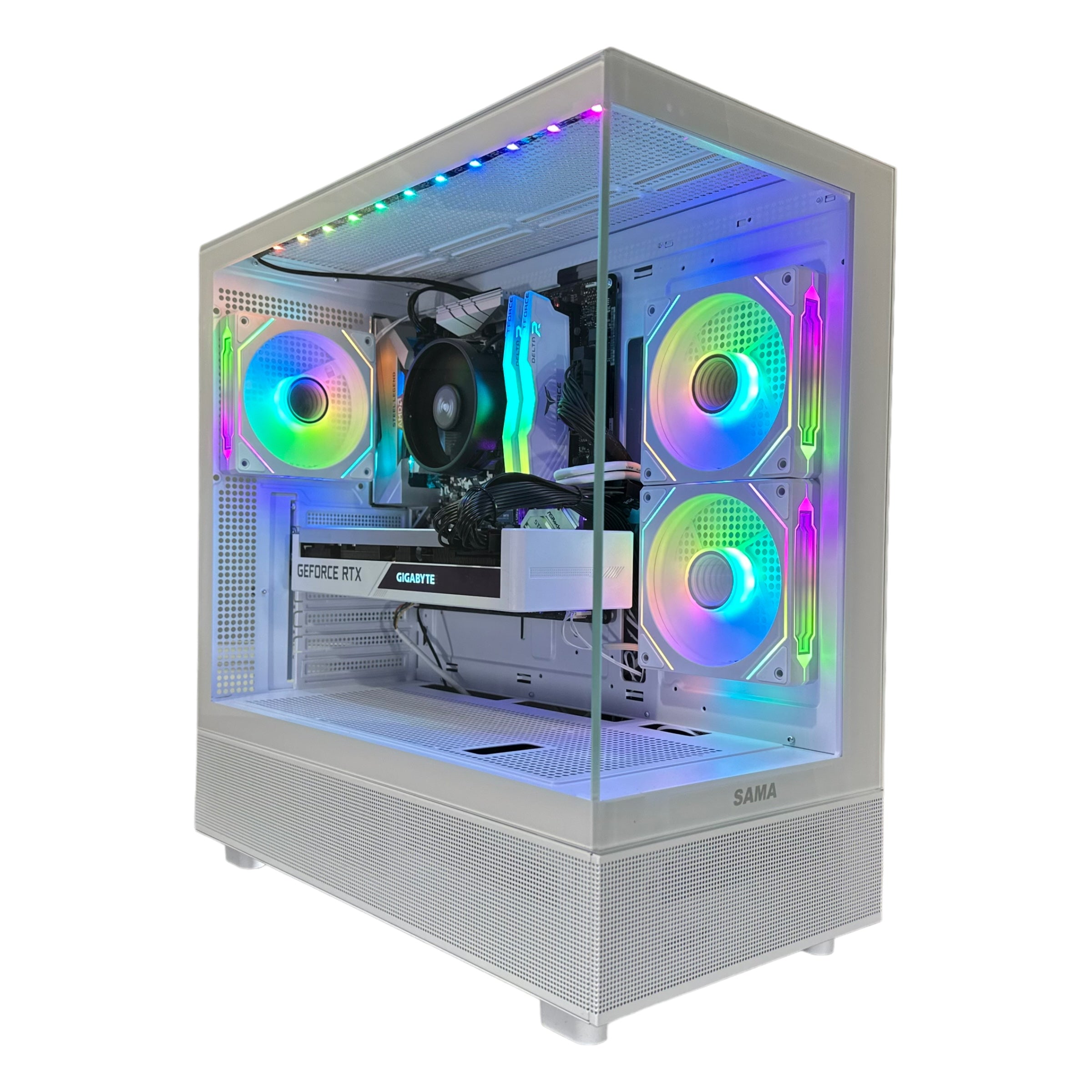 Ryzen 5 5600 Gaming PC | 6-Core | RTX 30/40/50 Series Options | 16GB RAM | 1TB NVMe SSD | STEEL LEGEND™ | Brand New - Groovy Computers