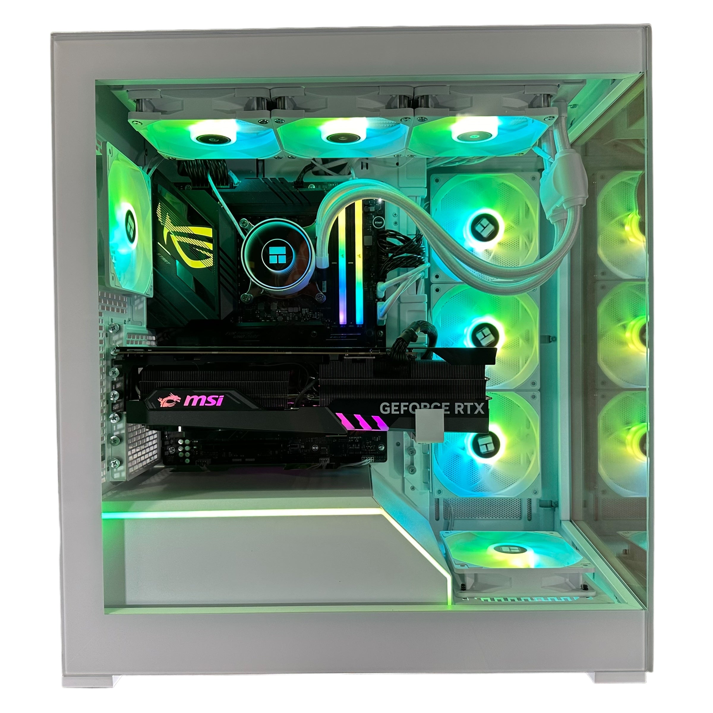4K Top Tier Workstation i9-14900KF Gaming PC | 24-Core | RTX 5090 32GB | 64GB DDR5 6000MHz | 2TB GEN 4 NVME SSD | ASUS ROG™ | WIFI + BT | Brand New