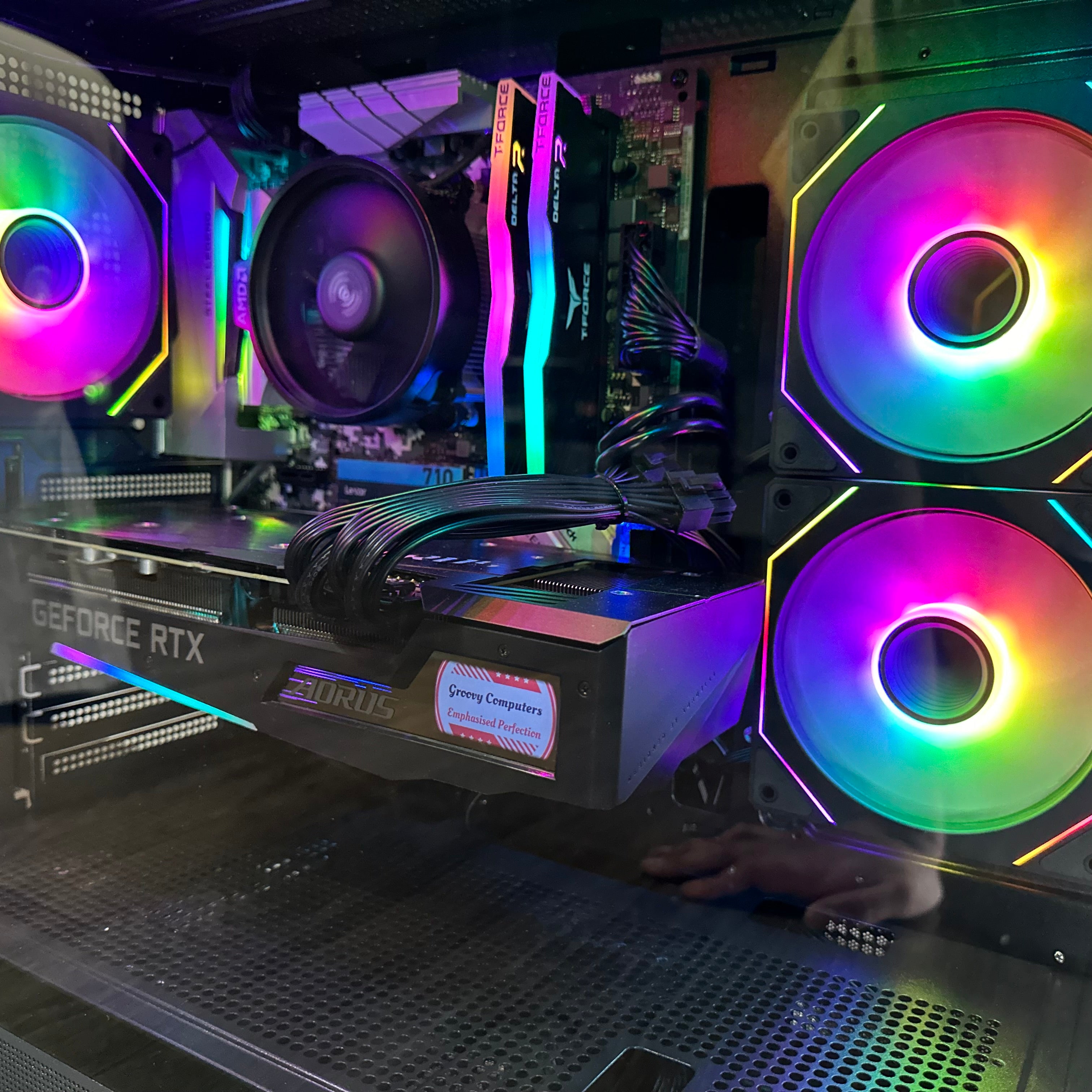 1080p Video Editing Ryzen 7 2700 Gaming PC | 8-Core | RX 6600 8GB | 16GB RAM | 1TB SSD | STEEL LEGEND™ | Brand New