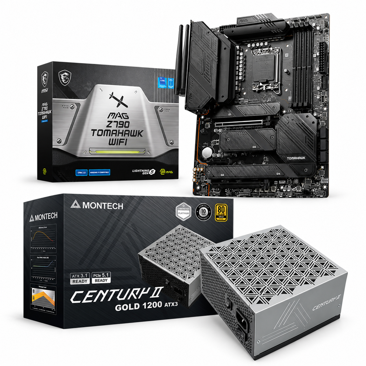 MSI Z790 Tomahawk WiFi DDR5 + Montech 1200W Gold Bundle