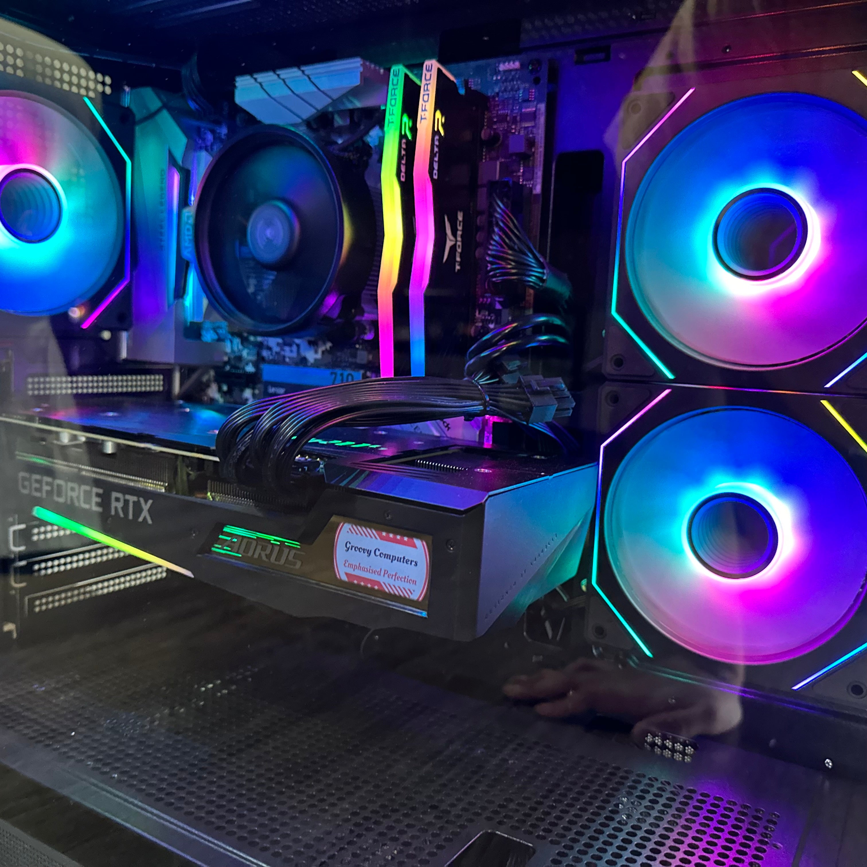 1080p Video Editing Ryzen 7 2700 Gaming PC | 8-Core | RX 6600 8GB | 16GB RAM | 1TB SSD | STEEL LEGEND™ | Brand New