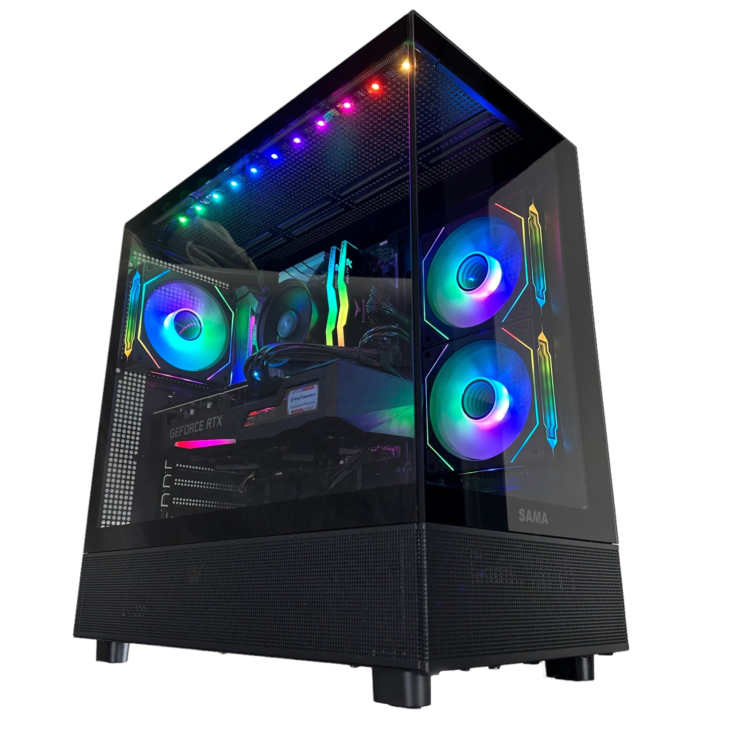 Ryzen 7 2700 Gaming PC | 8-Core | RTX 20/30/40 Series Options | 16GB RAM | 1TB SSD | STEEL LEGEND™ | Brand New - Groovy Computers