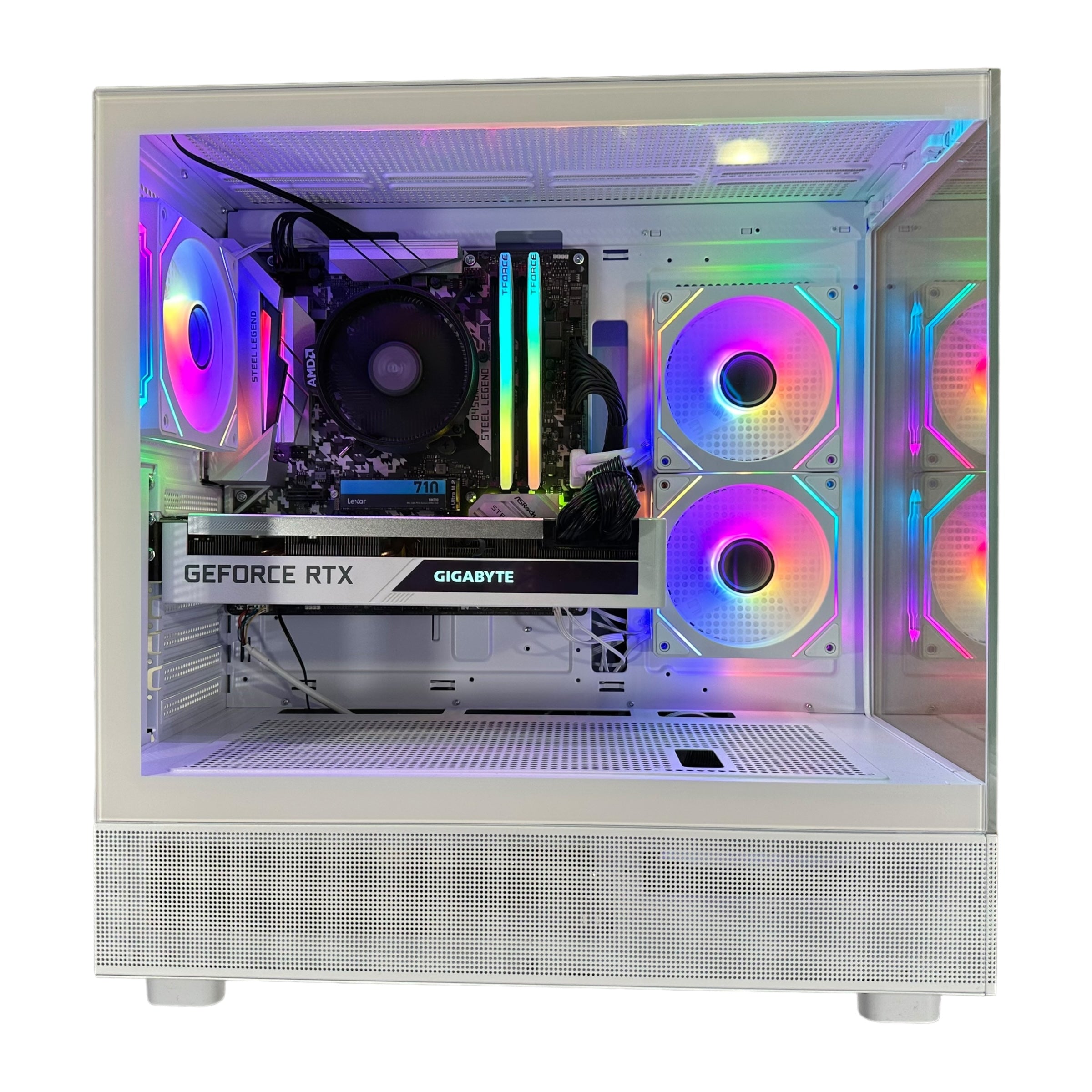 Ryzen 7 5700 Gaming PC | 8-Core | RTX 30/40/50 Series Options | 16GB RAM | 1TB NVMe SSD | STEEL LEGEND™ | Brand New
