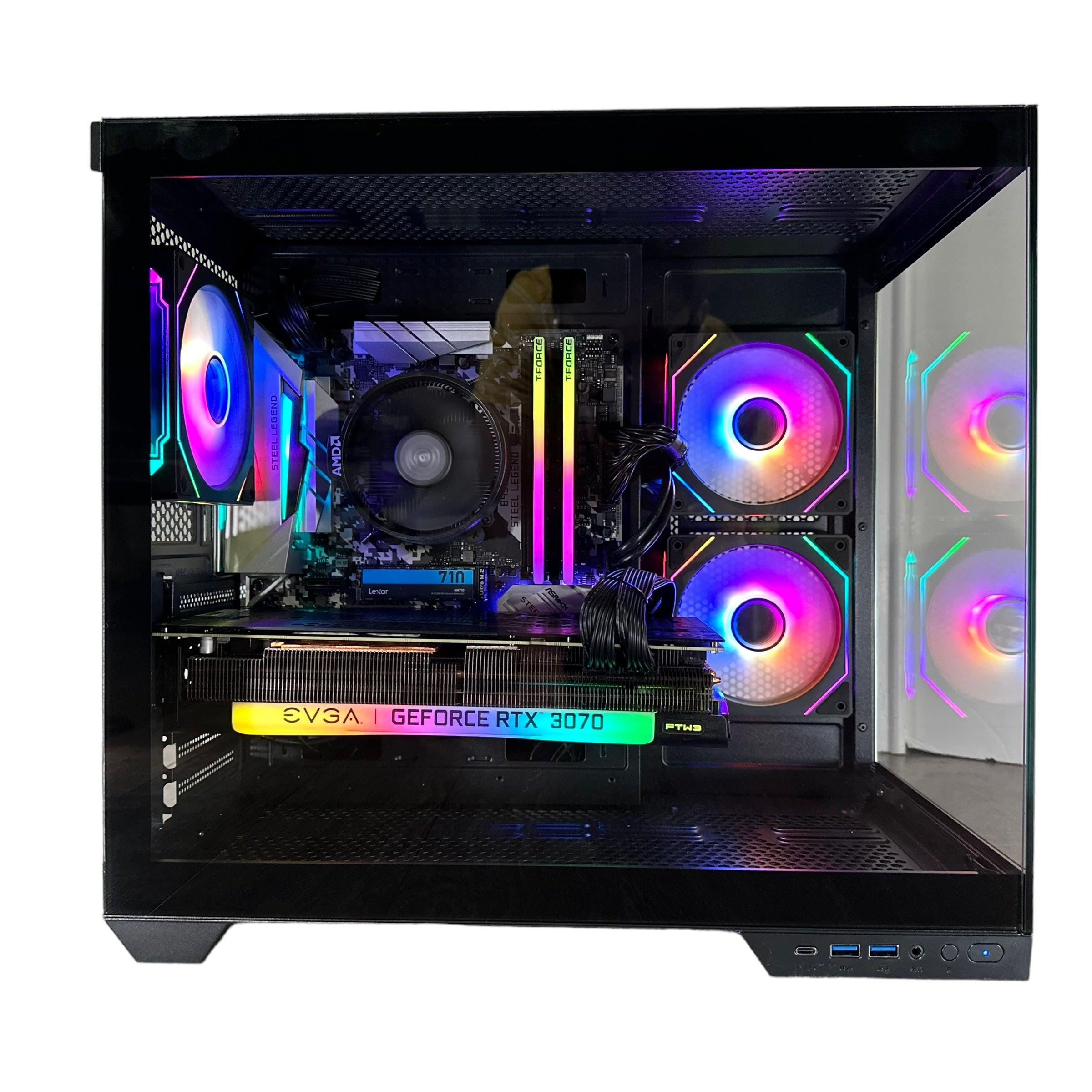 1080p Value Ryzen 5 5500 Gaming PC | 6-Core | RX 6600 8GB | 16GB RAM | 1TB NVMe SSD | STEEL LEGEND™ | Brand New